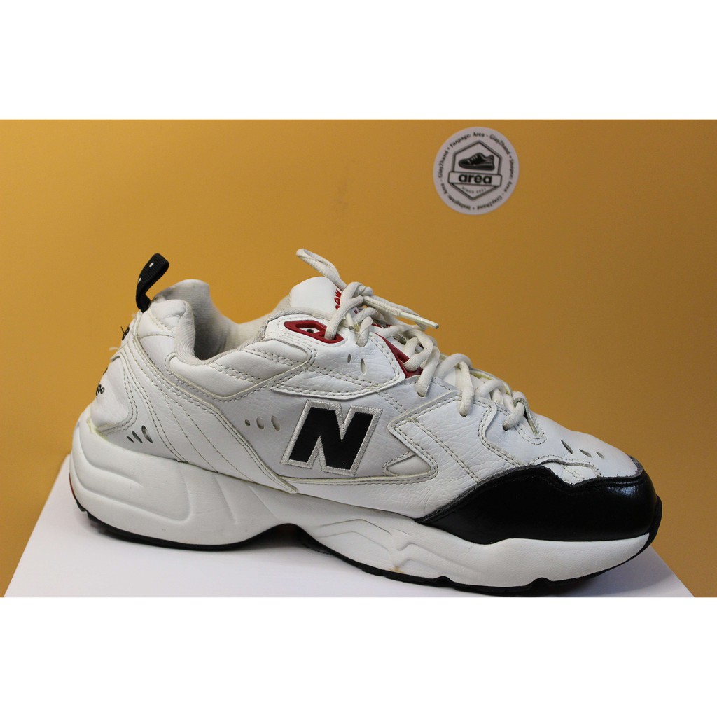 Giày New Balance 608 White Black Running Shoes WX608RV1-nam/nữ-Size 42.5