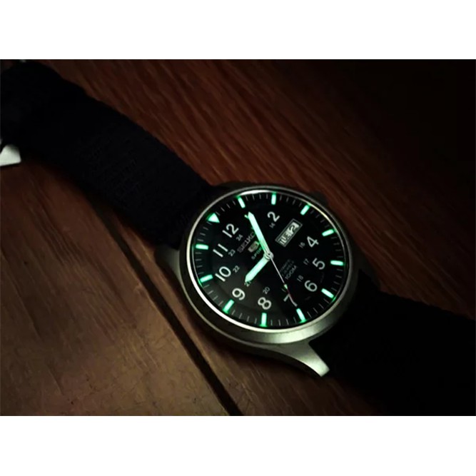 Đồng hồ cơ nam Seiko 5 Quân Đội SNZG11K1S lên cót (máy cơ) mặt kính chống trầy chống nước thể thao nam tính sang trọng | BigBuy360 - bigbuy360.vn