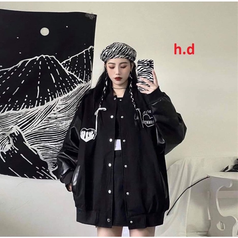 Áo bom ber tay bóng trái tim HD6