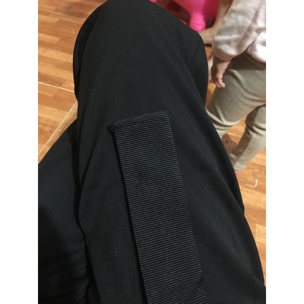 Quần Âu Nam Hàn Quốc Dáng Baggy Kèm Dây đai, lưng chun co giãn -Vải dày dặn- size 52-74kg