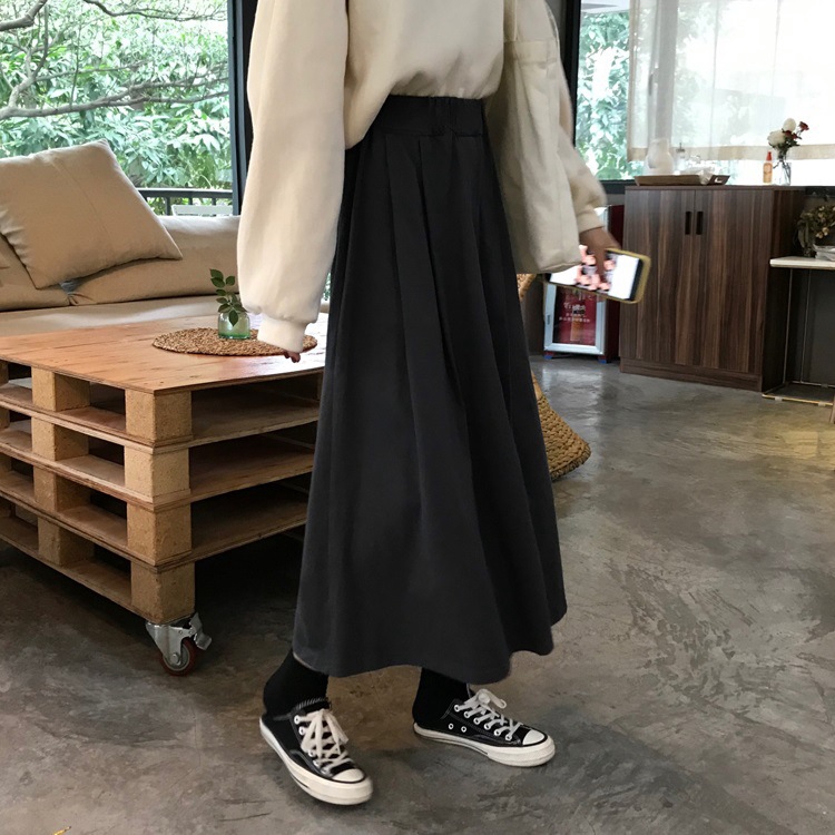 Chân Váy Chữ A Lưng Cao Phong Cách Retro Xinh Xắn Cho Nữ | BigBuy360 - bigbuy360.vn