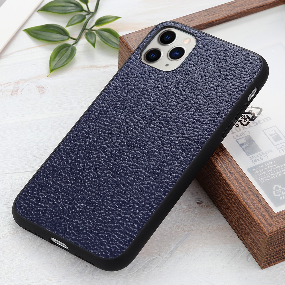 Ốp Bao Da Điện Thoại Bằng Da Cừu Thật Sang Trọng Cho Iphone 11 12 Pro Mini X Xs Max Ốp