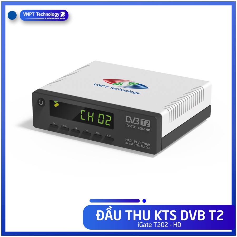 Đầu thu truyền hình KTS mặt đất DVB-T2 iGate T202HD