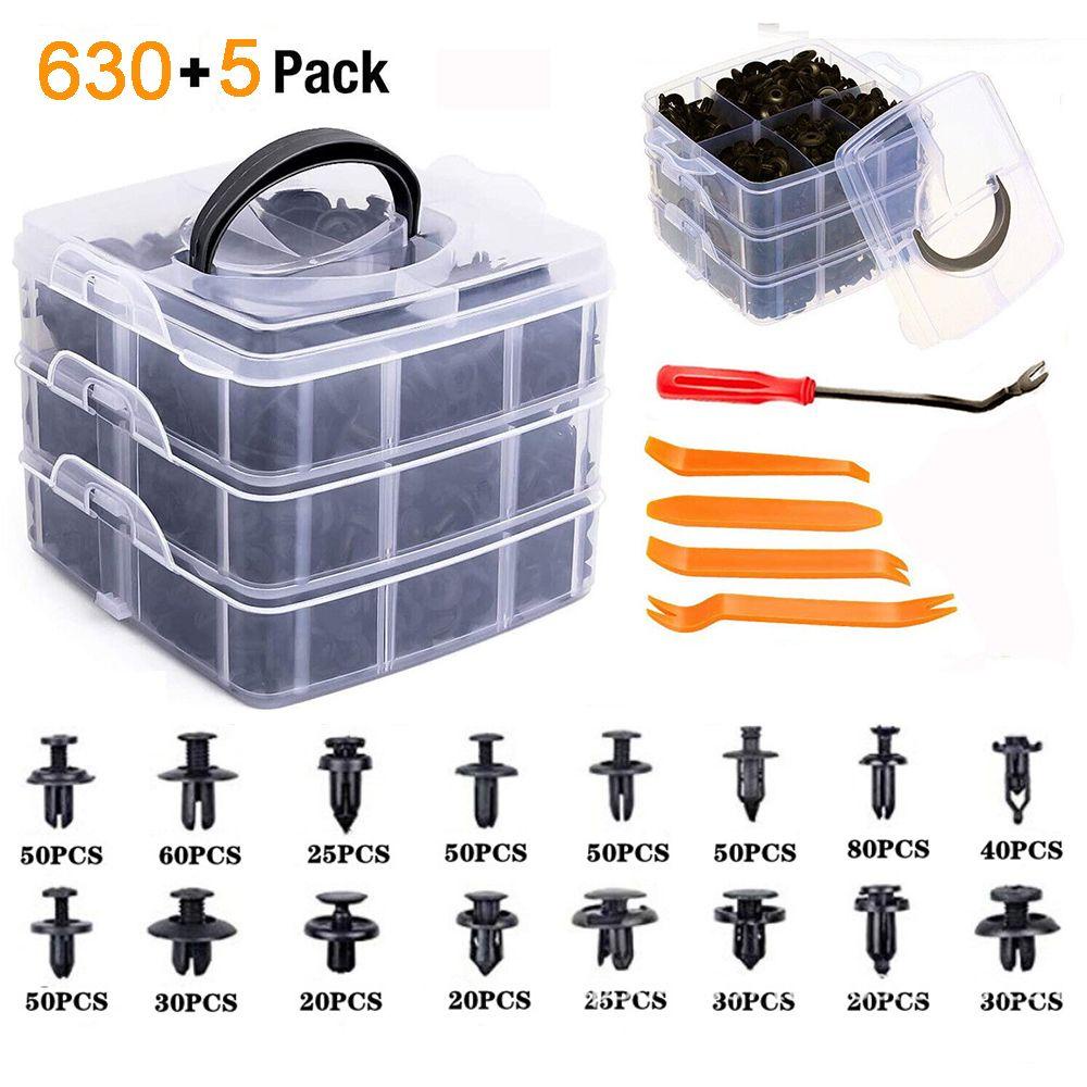 LET FENDER Bộ 630 Đinh Tán Nhựa Cho Xe Hơi X630