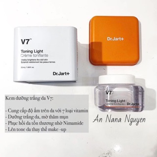KEM V7 TONING LIGHT DR. JART-mẫu mới 50ml