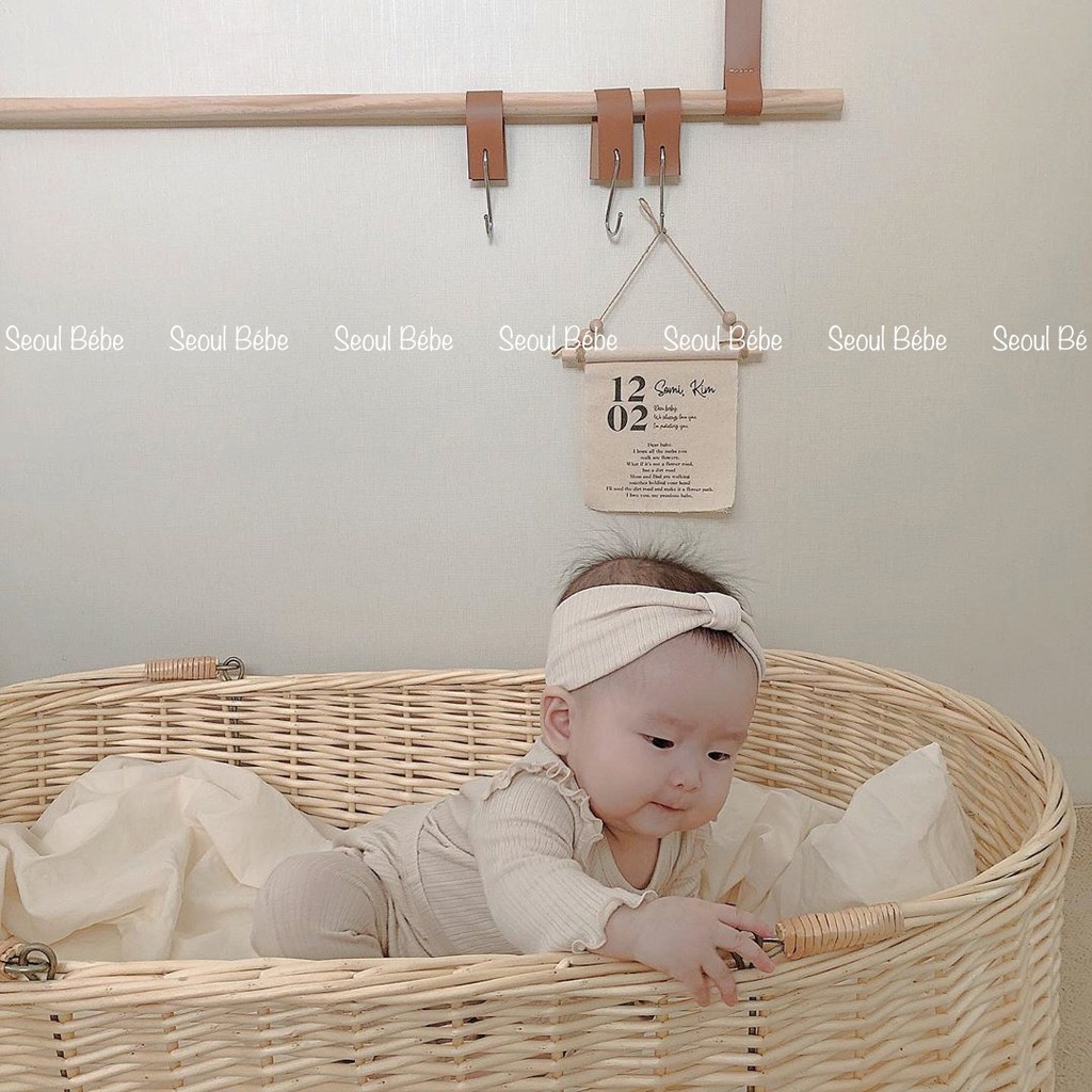 Turban gân lạnh Loren turban Peekaboo