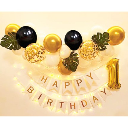 Dây kết nối bong bóng trang trí sinh nhật Phụ kiện trang trí sinh nhật happy birthday tiệc cưới sự kiện