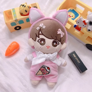 SET OUTFIT BĂNG ĐÔ THÚ CHO DOLL 20cm