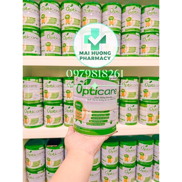 Sữa opticare đủ số infant kids grow pedia 380g , 850gKèm Tặng