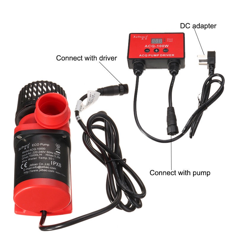 MÁY BƠM HỒ CÁ JEBAO ACQ 10000, ACQ 12000