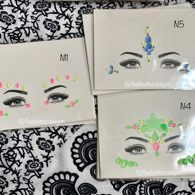 Neon Face sticker ‼️Dán mặt Neon phát sáng trong đêm đi Rave Fes‼️ | BigBuy360 - bigbuy360.vn