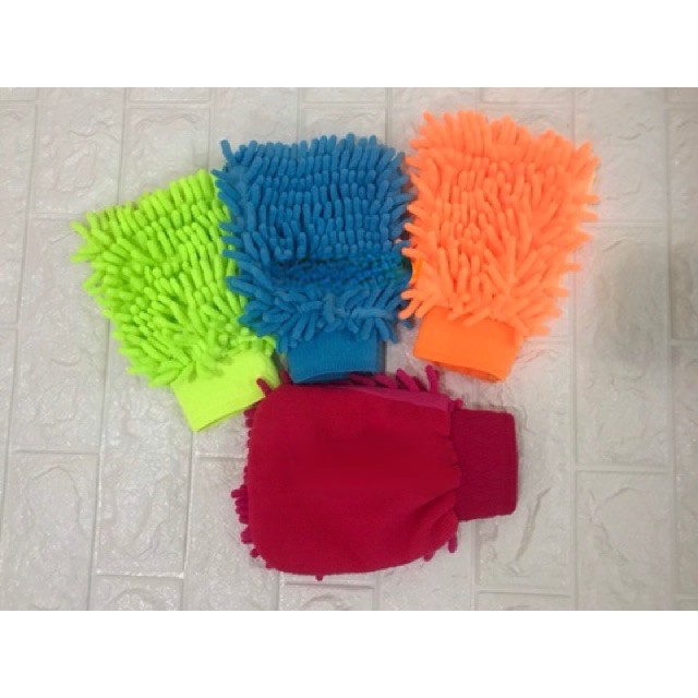 Găng Tay Vải Vi Sợi Đa Năng Hình San Hô Màu Sắc Ngẫu Nhiên