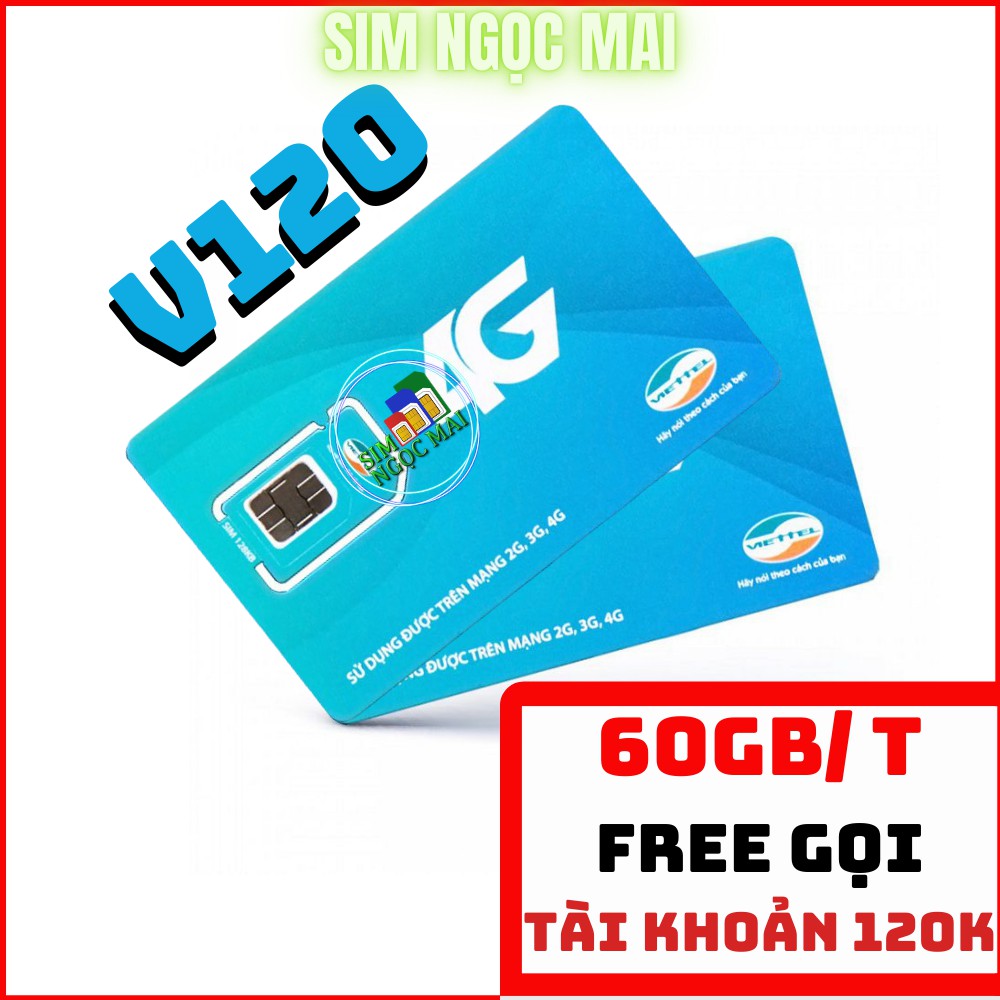 Sim 4G Viettel SD70 , V90B , SD120 , V120B, V200B Mới nhất Tháng 6/2023 - Sim Ngọc Mai