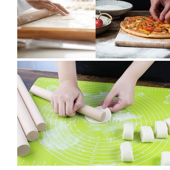 CÂY CÁN LĂN BỘT 28 CM LÀM BÁNH BẰNG GỖ TRƠN TIỆN DỤNG, DỤNG CỤ LÀM BÁNH PVN1284