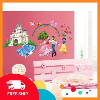 ⚡️𝗙𝗥𝗘𝗘𝗦𝗛𝗜𝗣⚡️ Decal dán tường Công chúa hoàng tử