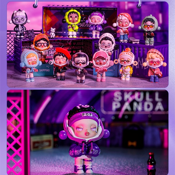 ★Hgtoys★  Búp Bê POPMART Skullpanda Hypepanda Series Hộp Quà Trang Trí Thời Thượng