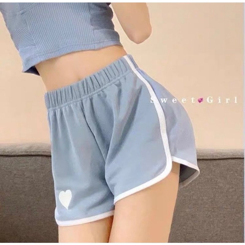[Rẻ vô địch] Quần sooc đùi tim chất cotton freesize 38-65kg | BigBuy360 - bigbuy360.vn