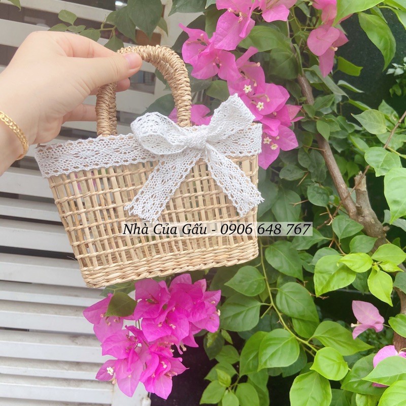 Giỏ mây đan size nhỏ siêu xinh ( ảnh thật ) | BigBuy360 - bigbuy360.vn
