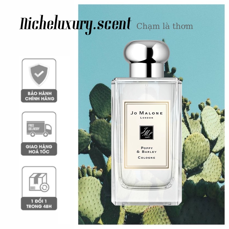 🅽🅸🅲🅷🅴 - Nước Hoa  Jo Malone Poppy & Barley Cologne - 10ml
