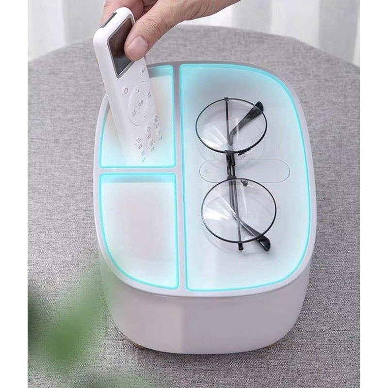 Hộp Đựng Giấy Ăn, Giấy Vệ Sinh Cao Cấp - Ecoco Đa Năng, Có Nhiều Ngăn Chứa Đồ Chưa Khăn Giấy Khác Nhau SP002377