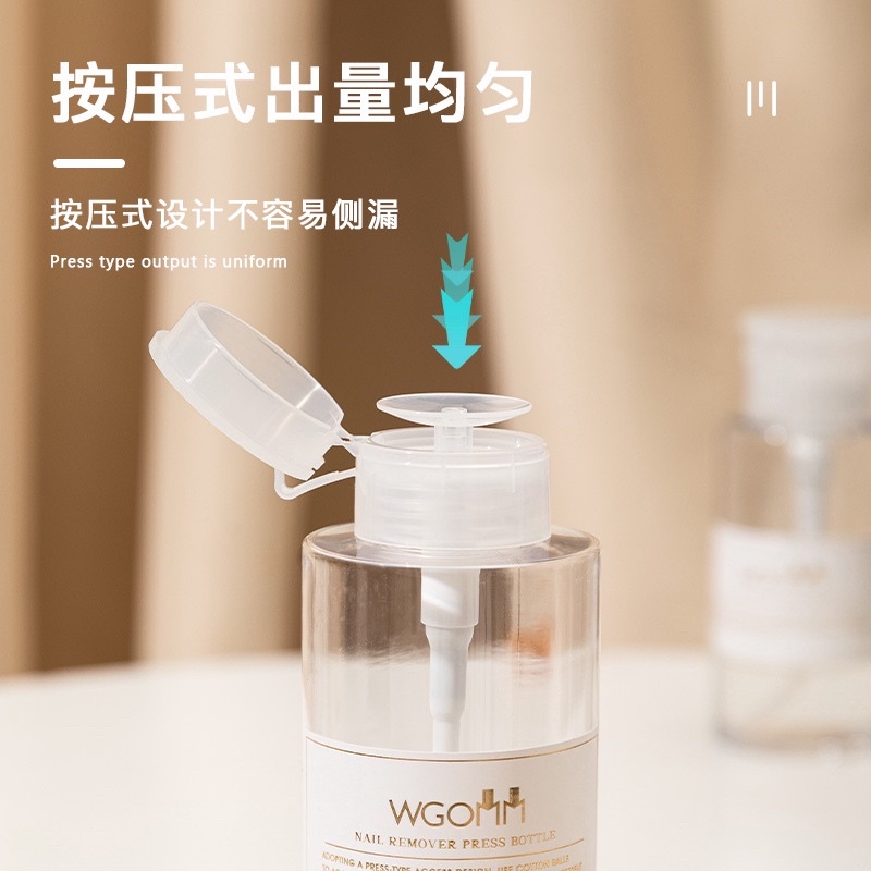 Bình đựng axiton , bình nhún opi đựng nước lau gel