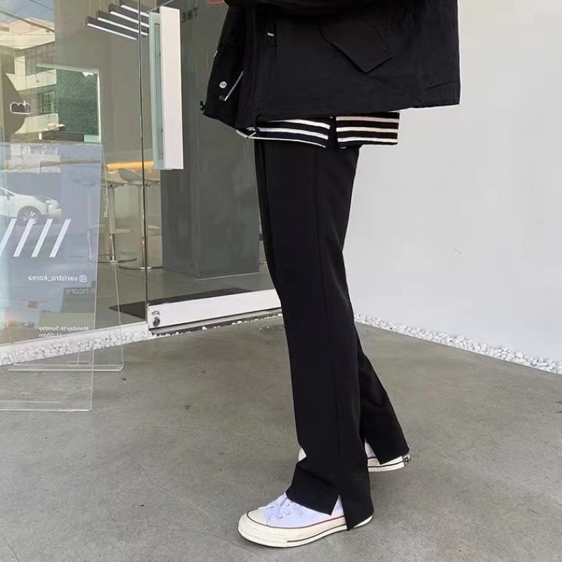 IMaodou Quần tây ống suông xẻ tà bên hông thời trang Hàn Quốc cao cấp dễ phối đồ dành cho nam