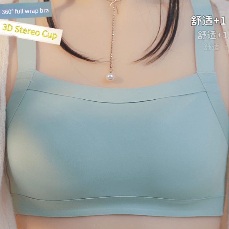 Áo Lót Nâng Ngực Plus Size Không Gọng Thoải Mái Dành Cho Nữ