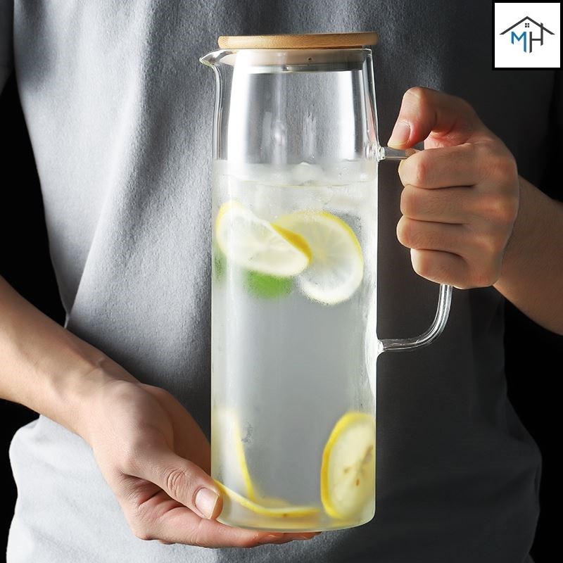 Bình nước thủy tinh chịu nhiệt (1L & 1.6L)