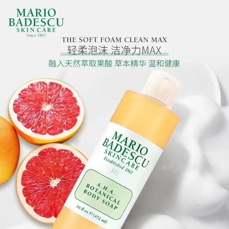 Sữa Tắm Axit Trái Cây Mario Badescu MB AHA 236ml/472ml Chăm Sóc Cơ Thể