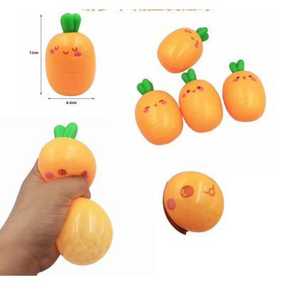 Cà rốt bóp DCB9 bóng lười dứa bóp thủ công handmade squishy toy