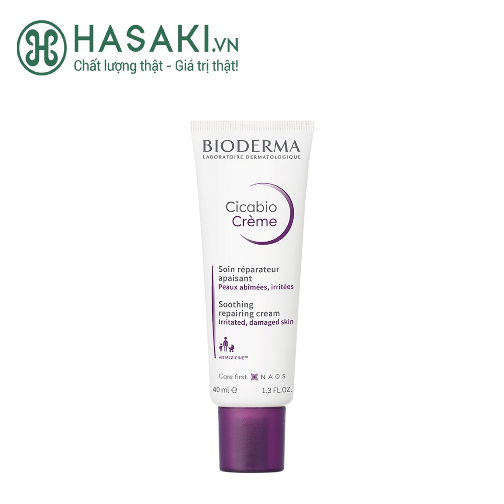 Kem Dưỡng Bioderma Hỗ Trợ Phục Hồi Và Làm Dịu Da Cicabio Creme 40ml