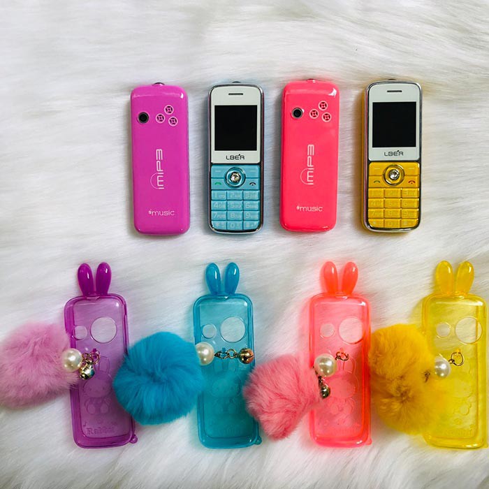 Điện thoại cho bé Lber K100 Thiết kế nhỏ gọn cực kì cute thay đổi giọng nói có đèn pin