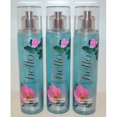 [Auth] Xịt thơm Có nhũ Bath and Body Works Hello Beautiful Diamond Shimmer Mist 30ml/50ml/100ml +𝘿𝙚𝙘𝙚𝙢𝙗𝙚𝙧 𝙎𝙝𝙤𝙥+