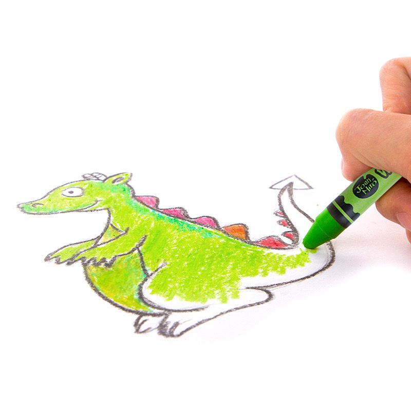 Bút sáp màu dễ tẩy Mideer Washable Crayon dễ dàng tẩy rửa cho bé tập tô màu