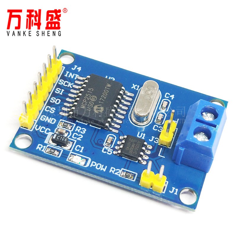 MCP2515 Mô-đun bus CAN TJA1050 giao thức SPI 51 Ví dụ về chương trình MCU