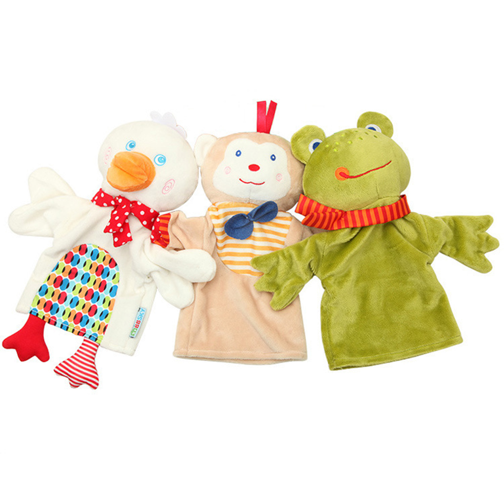 Con rối bàn tay hình động vật dễ thương xinh xắn