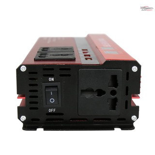 Power Inverter 1000W/2000W 4 AC Outlets and 4 USB Charging Ports DC to AC Inverter 12V to 220V Car Converter DC 12V Inverter with Digital LCD Display