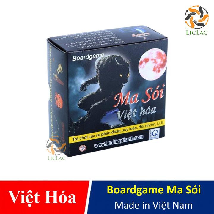 Bộ Bài Ma Sói Việt Hóa Boardgame (Made in Viet Nam) Đồ chơi bài Ma Sói tiếng việt - Hàng Chất Lượng Cao