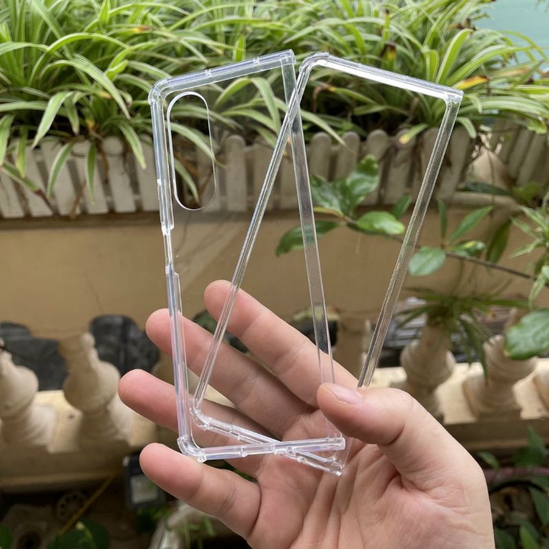 Ốp Samsung galaxy Z Flip 4 5G / Z Fold 4 5G / Z Fold 3 / Z Flip 3 - trong suốt chống sốc