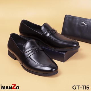 Giày Da Nam Cao Cấp Dành Cho Dân Công Sở - Da Bò Nhập Khẩu - Giày Lười Mới Nhất Năm 2020 - GT115