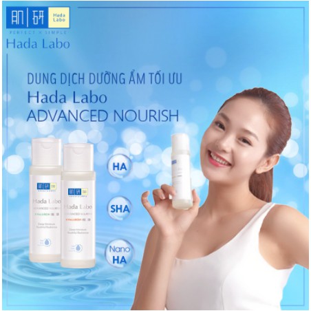 Dung dịch dưỡng ẩm tối ưu Hada Labo Advanced Nourish Lotion dùng cho da dầu 170ml