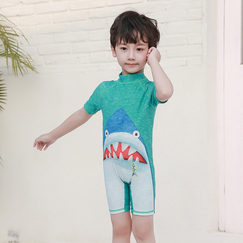 Đồ Bơi Cho Bé Trai Dollarkids In Hình Cá Mập Màu Xanh Da Danh Cho Trẻ Từ 3 Tuổi Đến 12 Tuổi