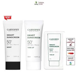 Kem chống nắng ngừa mụn Caryophy Smart Sunscreen 50ml và 5ml ILIVING-CARKCN
