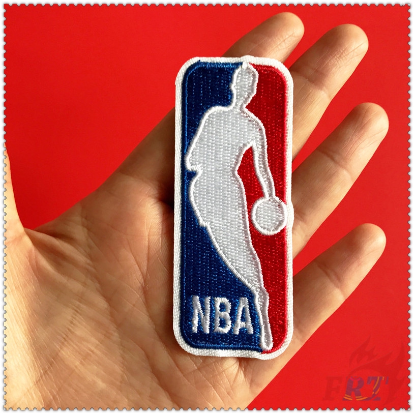 Set 2 Miếng Vá Ủi Thêu Hình Cầu Thủ Bóng Rổ Nba / Mlb