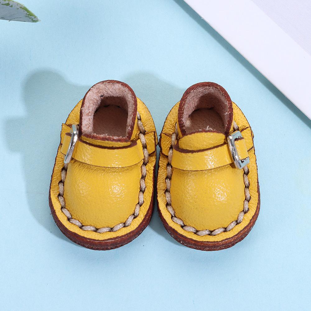 Giày Da Bò Cho Búp Bê obitsu11GSCbody9OB11 Tỉ Lệ 1 / 11 OB11