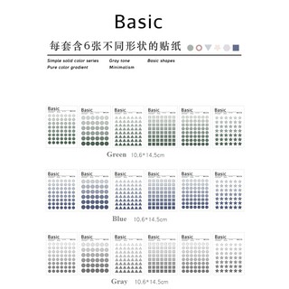 Sticker hình học cơ bản