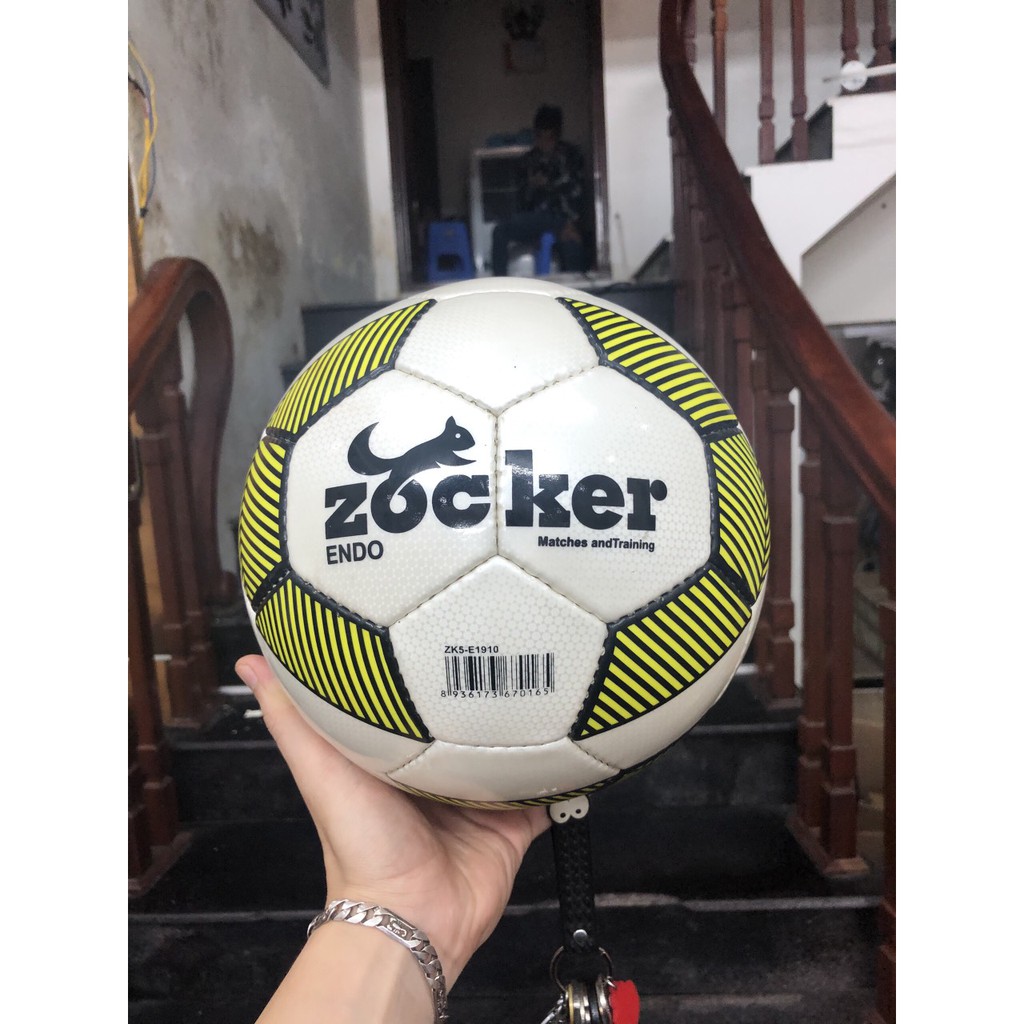 Bóng đá cao su Zocker số 4, số 5 (Ảnh thật)