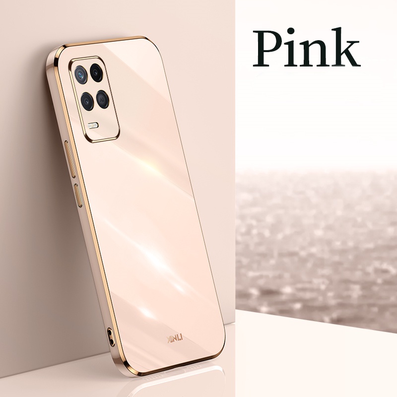 Ốp điện thoại cao su dẻo mặt vuông mạ 6d sang trọng cho OPPO A95 A16 A54 A15 A74 A5S A7 A12 A94 A53 A3S A52 A92