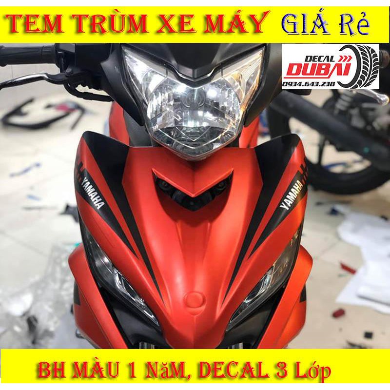 Tem Trùm Exciter 135 Đỏ Đen