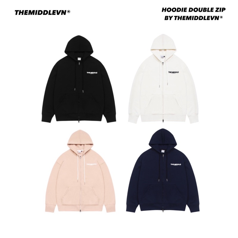 Áo HOODIE DOUBLE ZIP